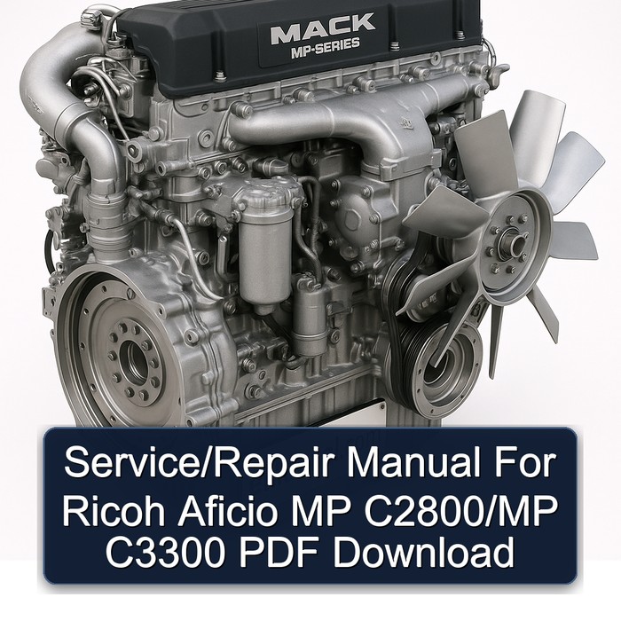 Service/Repair Manual For Ricoh Aficio MP C2800/MP C3300 PDF Download
