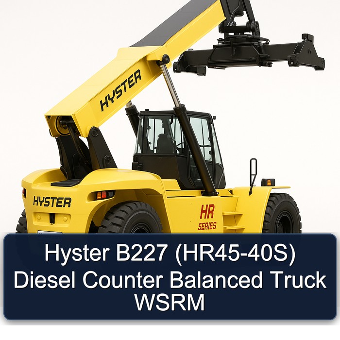 Hyster B227 (HR45-40S) Diesel Counter Balanced Truck WSRM