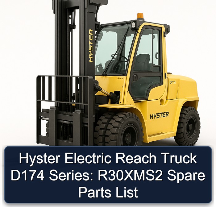 Lista de Repuestos para Carretilla Elevadora Eléctrica Hyster D174 Serie: R30XMS2