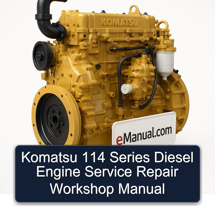 Komatsu 114 Series Diesel Engine Service Repair Workshop Manual 