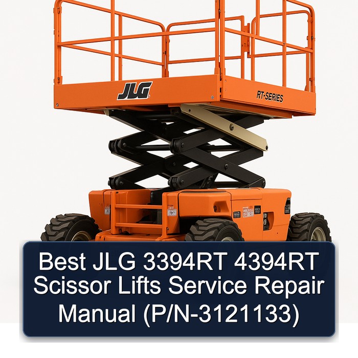 Best Jlg 3394RT 4394RT Scissor Lifts (P/N-3121133) Workshop Service Repair Manual PDF Download
