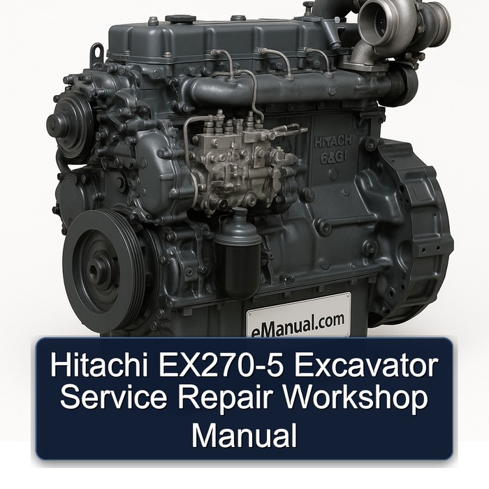 Hitachi EX270-5 Excavator Service Repair Workshop Manual 