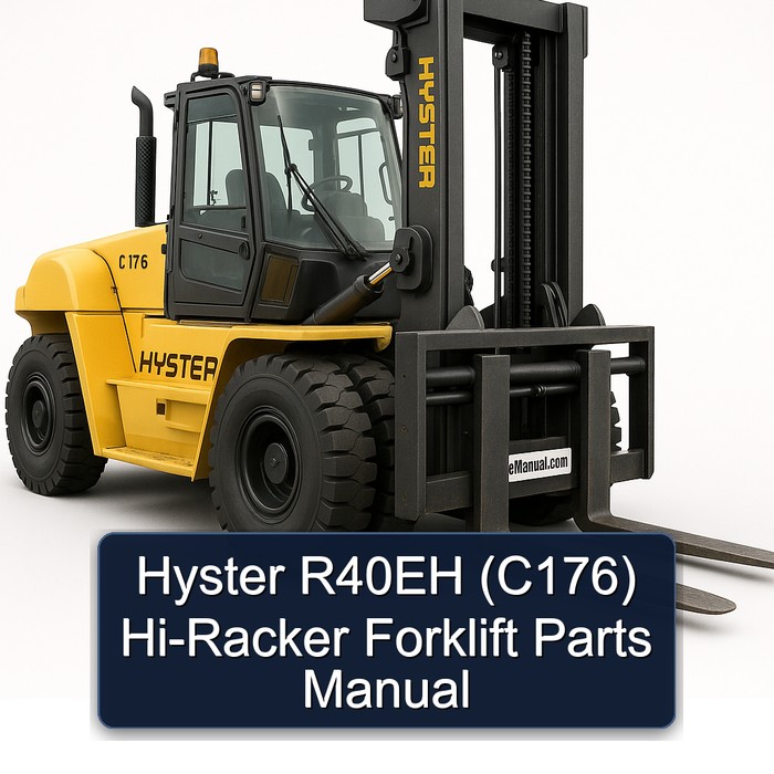 Hyster R40EH (C176) Hi-Racker Gabelstapler Ersatzteilhandbuch