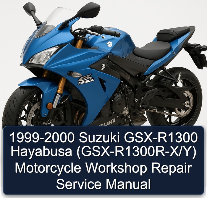 1999-2000 Suzuki GSX-R1300 Hayabusa (GSX-R1300R-X/Y) Motorcycle Workshop Repair Service Manual