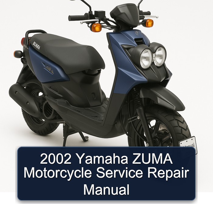 2002 Yamaha ZUMA Motorcycle Service Repair Manual 