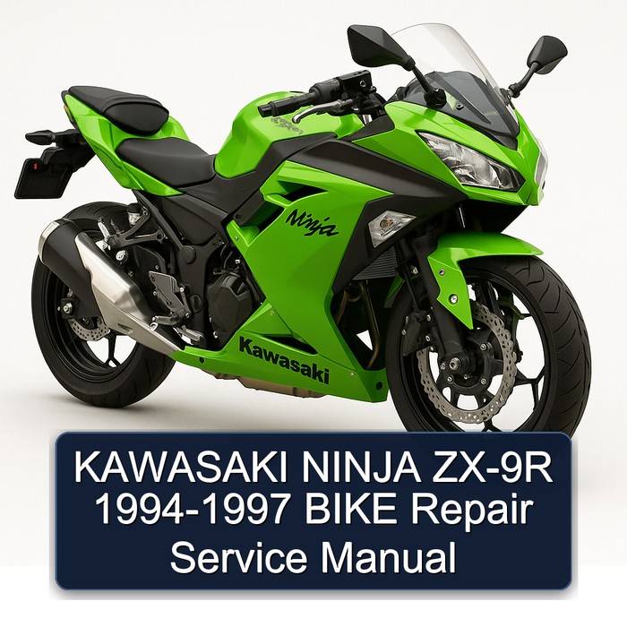 KAWASAKI NINJA ZX-9R 1994-1997 BIKE Repair Service Manual