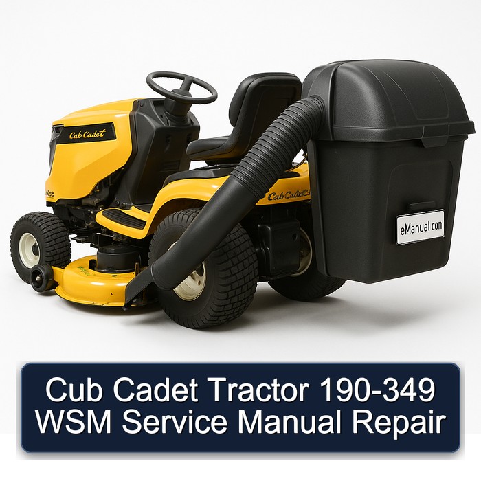Cub Cadet Tractor 190-349 Workshop Service Repair Manual PDF Download