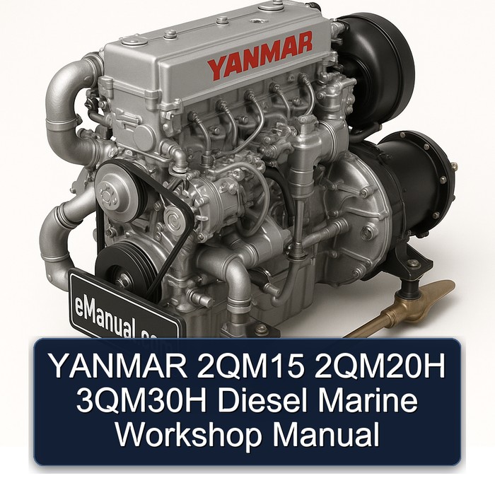 YANMAR 2QM15 2QM20H 3QM30H Diesel Marine Workshop Manual 
