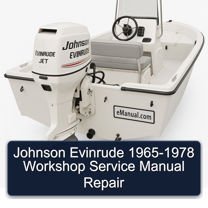 Johnson Evinrude 1965-1978 Workshop Service Manual Repair
