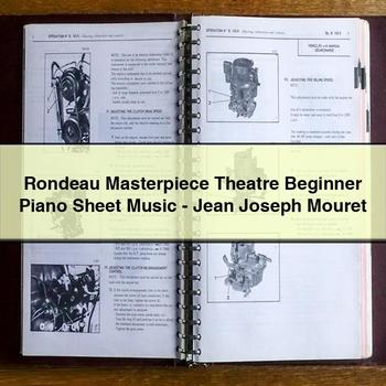 Rondeau Masterpiece Theatre Beginner Piano Sheet Music-Jean Joseph Mouret PDF Download