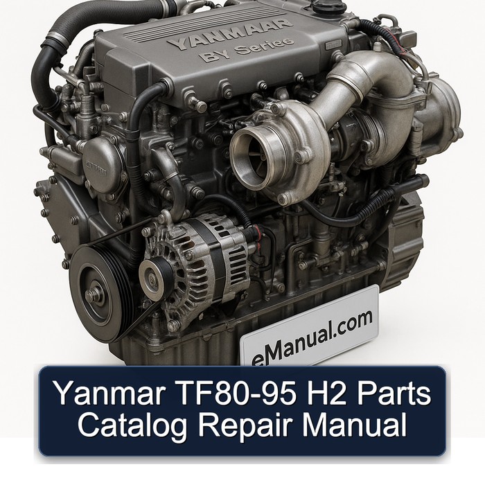 Yanmar TF80-95 H2 Parts Catalog Repair Manual 