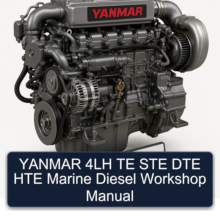 YANMAR 4LH TE STE DTE HTE Marine Diesel Werkstatt Handbuch