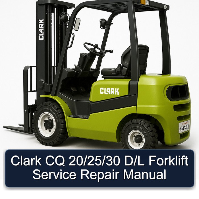 Manual de Servicio y Reparación de Montacargas Clark CQ 20/25/30 D/L