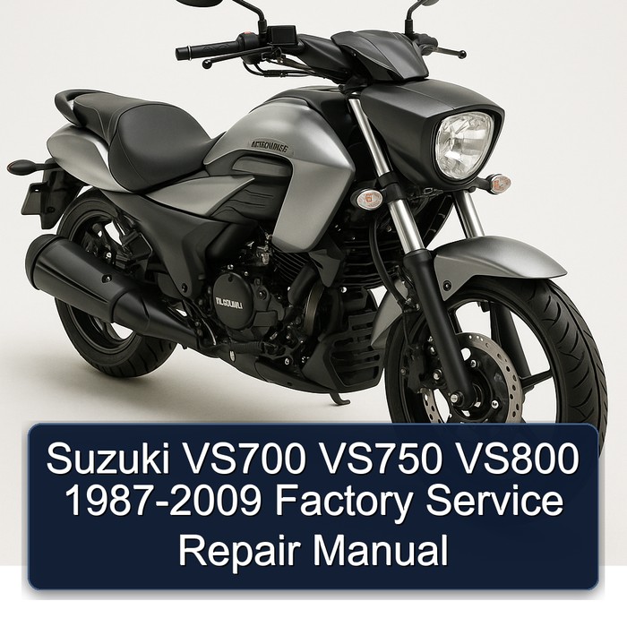 Suzuki VS700 VS750 VS800 1987-2009 Factory Manual de servicio y reparación