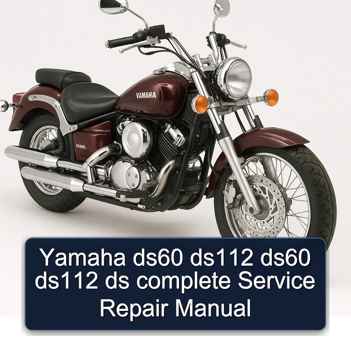 Yamaha ds60 ds112 ds60 ds112 ds complete Manual de servicio y reparación