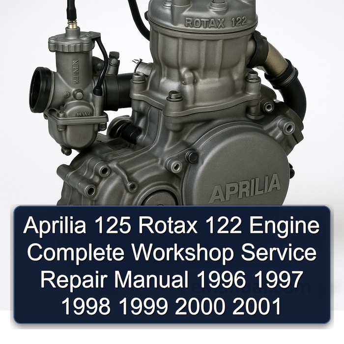 Aprilia 125 Rotax 122 Engine Manual completo de servicio y reparación del taller 1996 1997 1998 1999 2000 2001