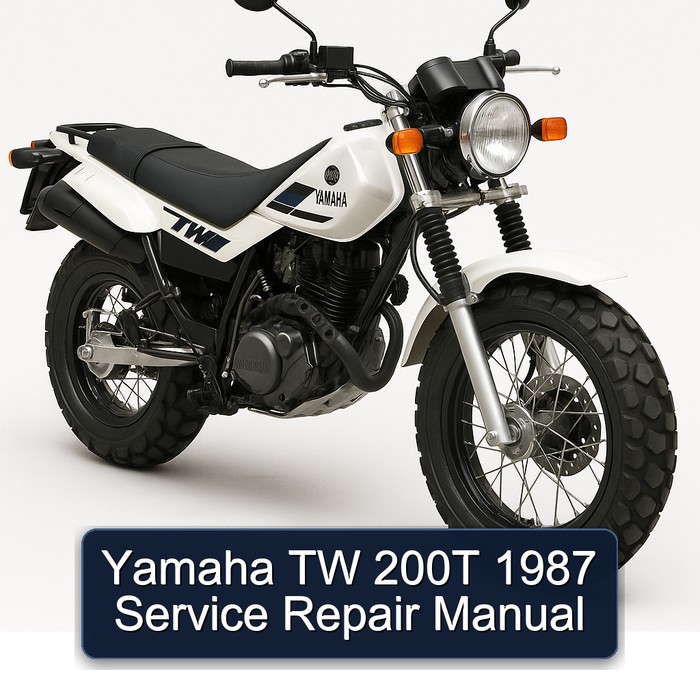 Yamaha TW 200T 1987 Manual de servicio y reparación