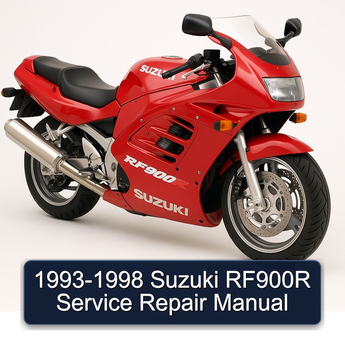1993-1998 Suzuki RF900R Manual de servicio y reparación