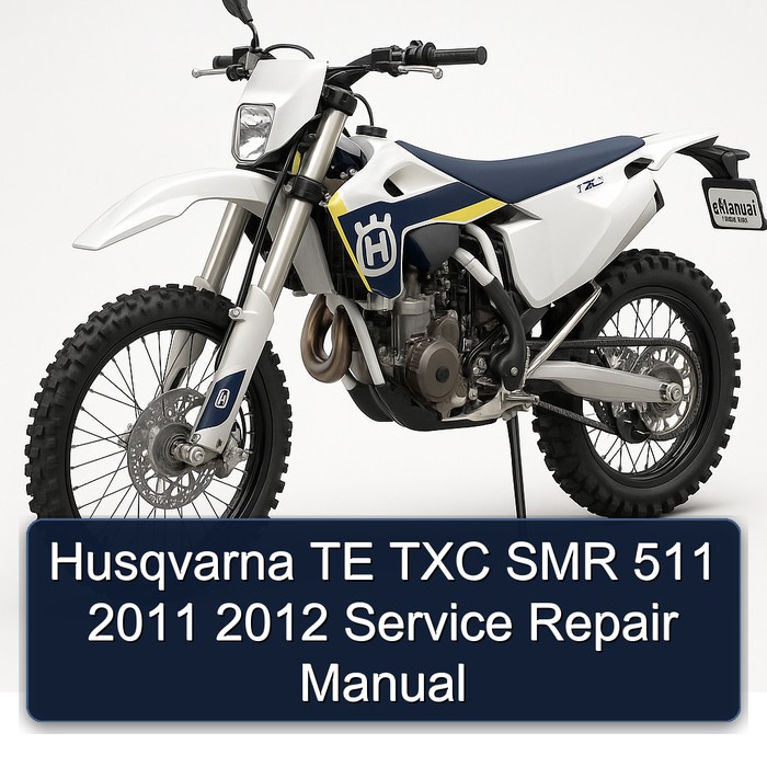 Husqvarna TE TXC SMR 511 2011 2012 Manual de servicio y reparación