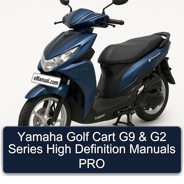 Yamaha Golf Cart G9 & G2 Series High Definition Manuals PRO