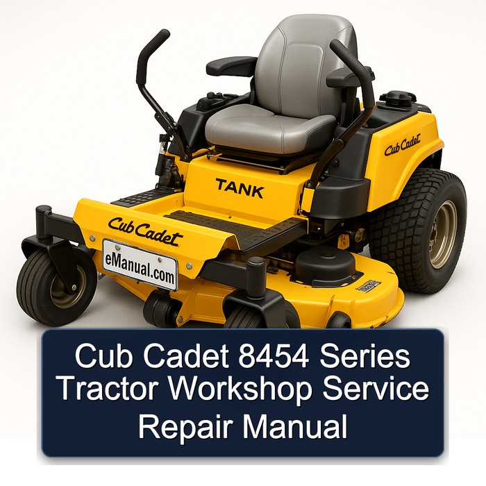 Cub Cadet 8454 Serie Traktor Werkstatt-Reparaturhandbuch