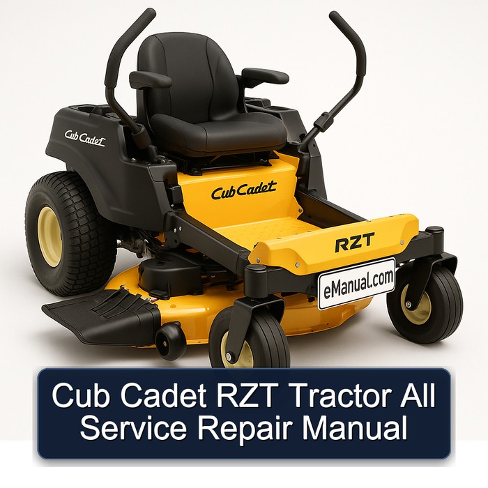 Cub Cadet RZT Tractor All Service Repair Manual