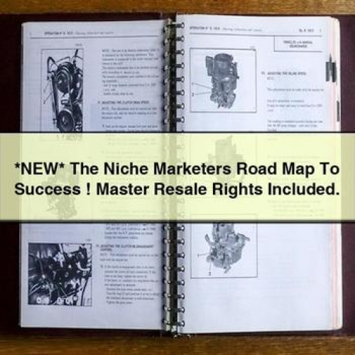 New the Niche Marketers Road Map to Success Master Resale Rights Included PDF Download