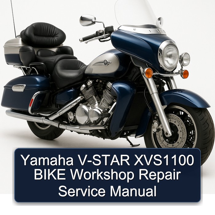 Yamaha V-Star XVS1100 Bike Workshop Service Repair Manual PDF Download