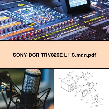 SONY DCR TRV820E L1 S.man 