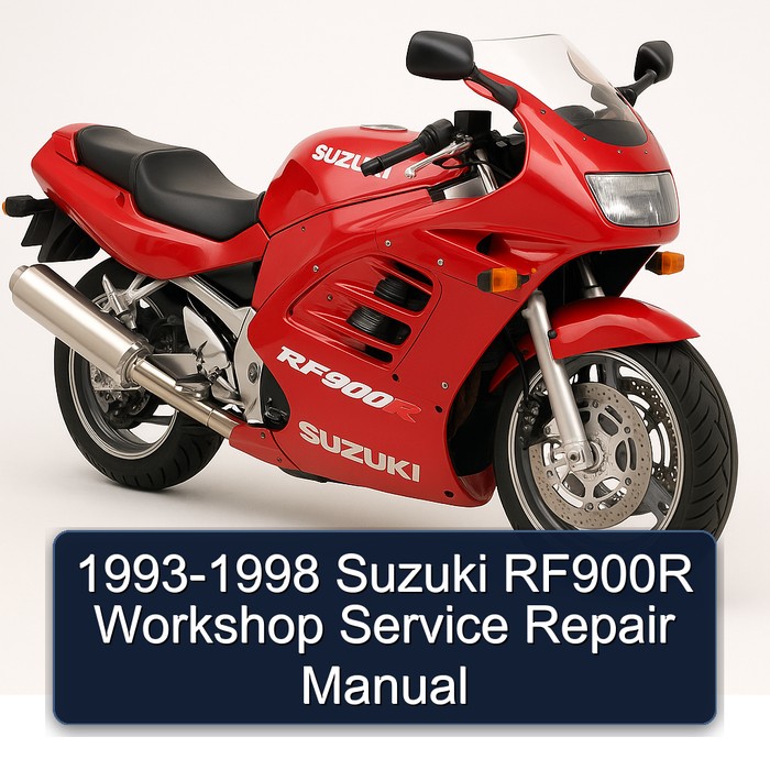 1993-1998 Suzuki RF900R Workshop Manual de servicio y reparación