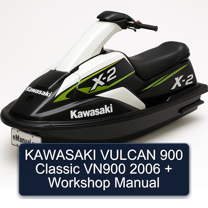 KAWASAKI VULCAN 900 Classic VN900 2006 + Workshop Manual
