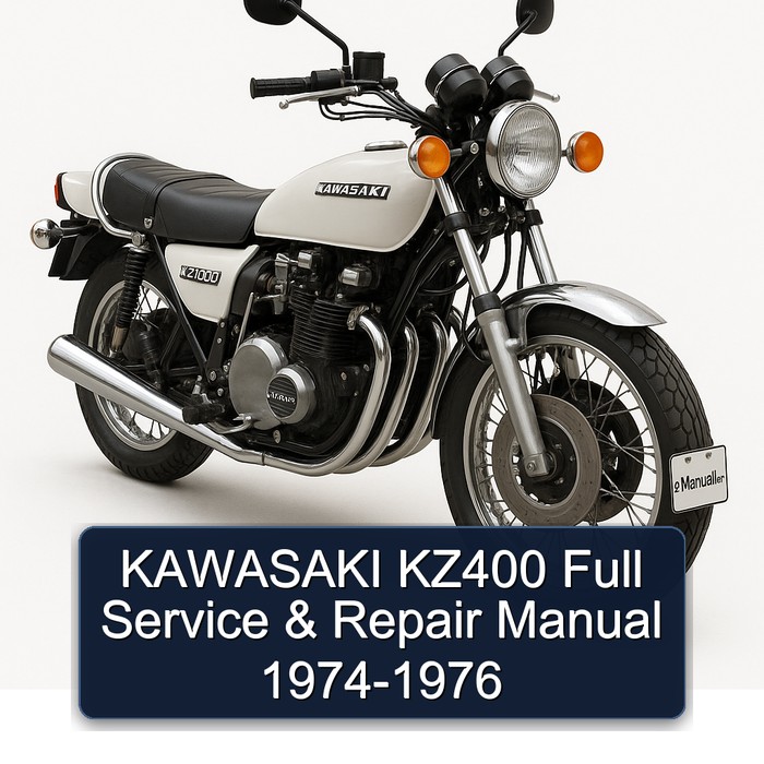 KAWASAKI KZ400 Full Service & Repair Manual 1974-1976
