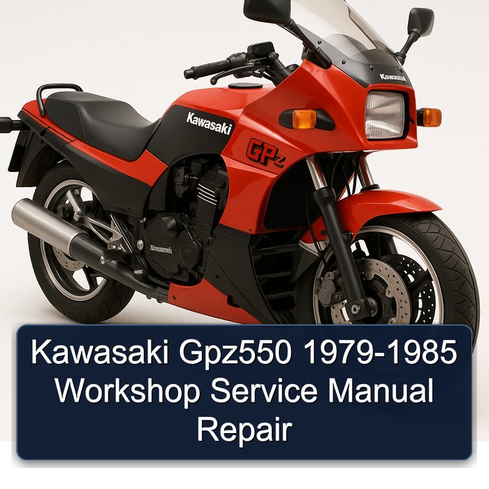 Kawasaki Gpz550 1979-1985 Workshop Service Manual Repair