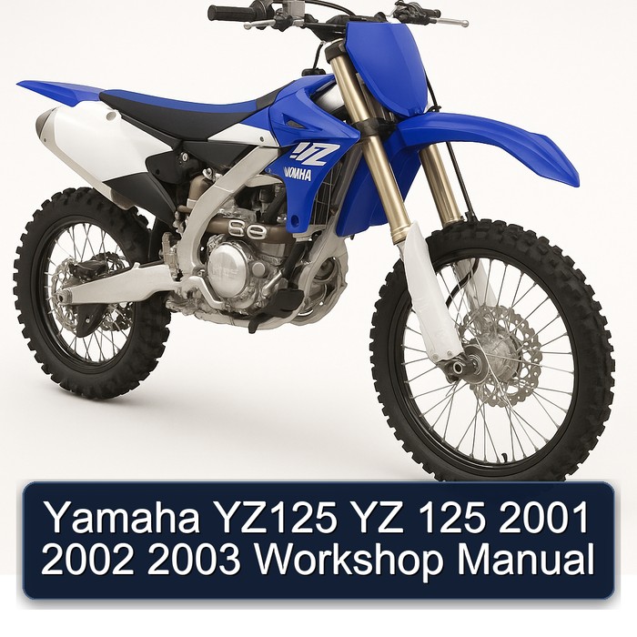Yamaha YZ125 YZ 125 2002 2003 Workshop Service Repair Manual PDF Download