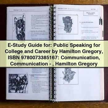 E-Study Guide for Public Speaking for College and Career by Hamilton Gregory PDF Download