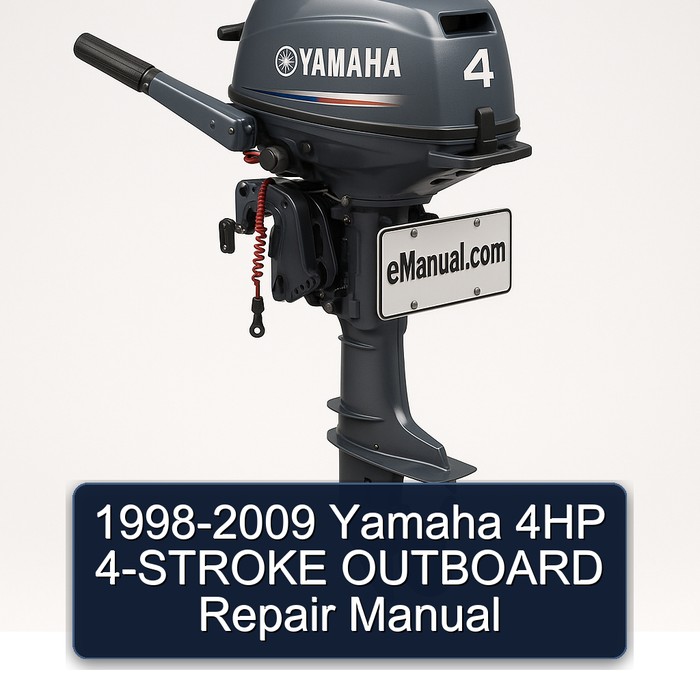 1998-2009 Yamaha 4HP 4-STROKE OUTBOARD Repair Manual
