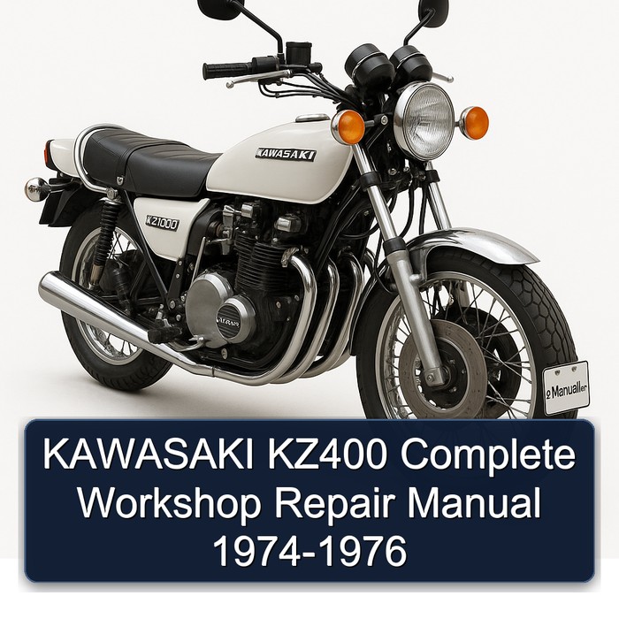 KAWASAKI KZ400 Complete Workshop Repair Manual 1974-1976