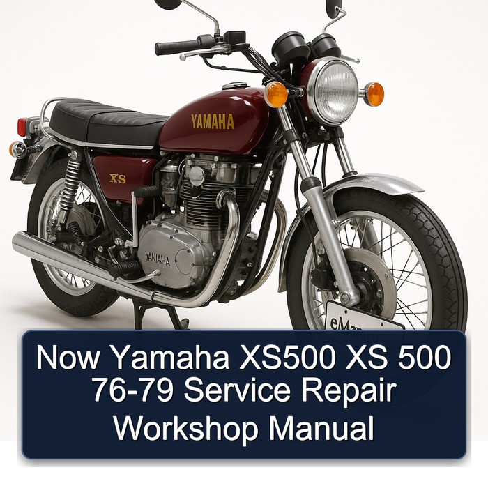 Now Yamaha XS500 XS 500 76-79 Service Repair Workshop Manual