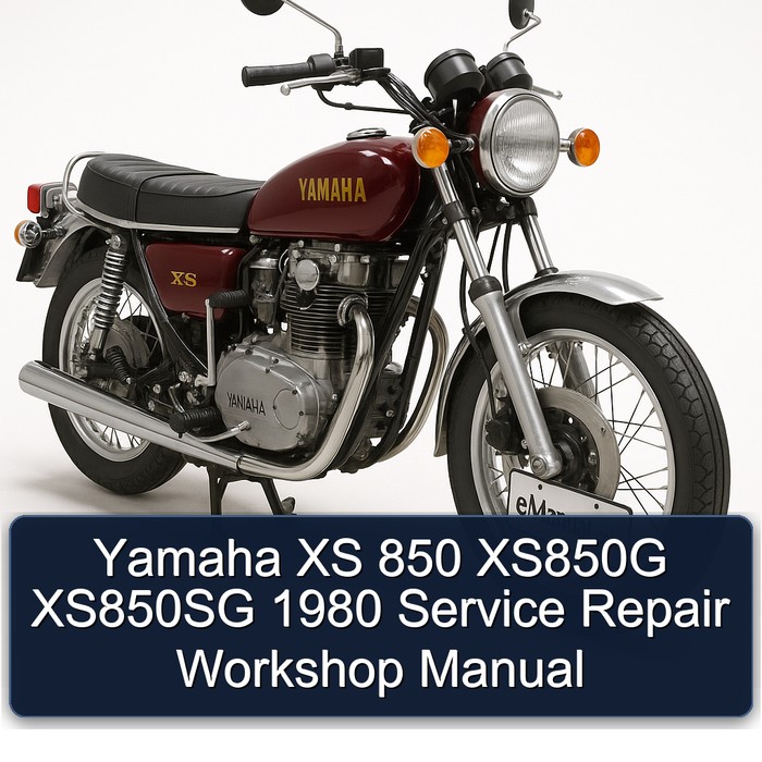 Yamaha XS 850 XS850G XS850SG 1980 Service Repair Workshop Manual