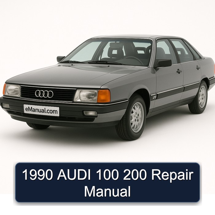 1990 AUDI 100 200 Repair Manual