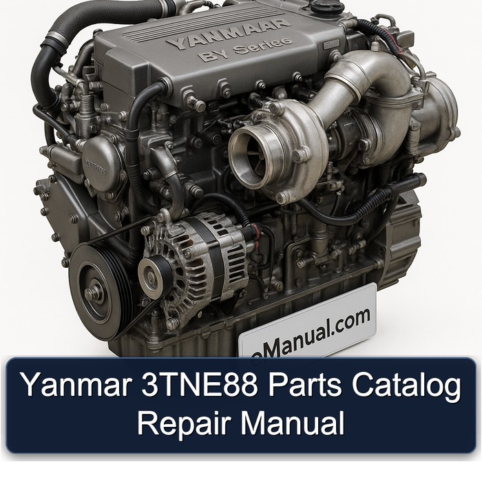 Yanmar 3TNE88 Parts Catalog Repair Manual 