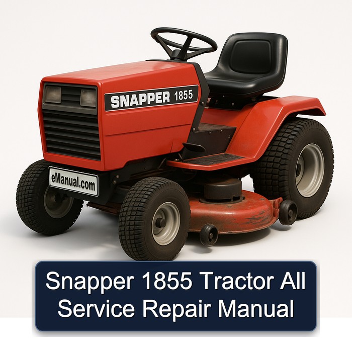 Manual de Reparación Completo para Tractor Snapper 1855