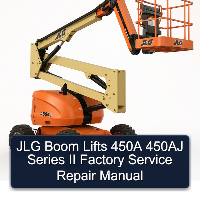 JLG Boom Lifts 450A 450AJ Series II Factory Service Repair Manual 