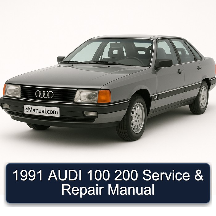 1991 AUDI 100 200 Manual de servicio y reparación