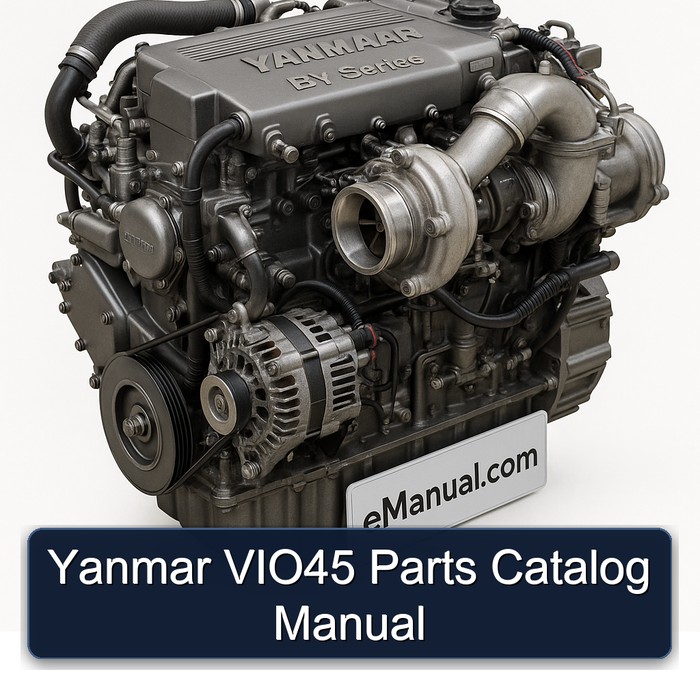 Yanmar VIO45 Parts Catalog Manual 