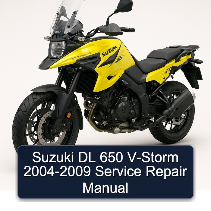 Suzuki DL 650 V-Storm 2004-2009 Manual de servicio y reparación
