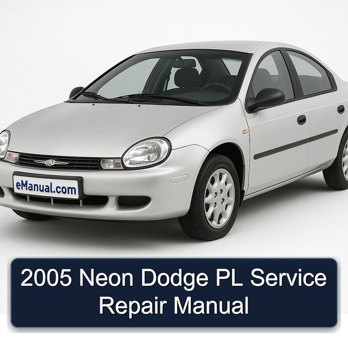 2005 Neon Dodge PL Manual de servicio y reparación
