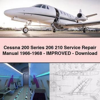 Cessna 200 Series 206 210 Manual de servicio y reparación 1966-1968-Improved-PDF