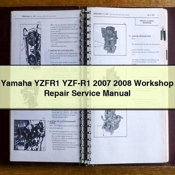 Yamaha YZFR1 YZF-R1 2007 2008 Workshop Repair Service Manual 