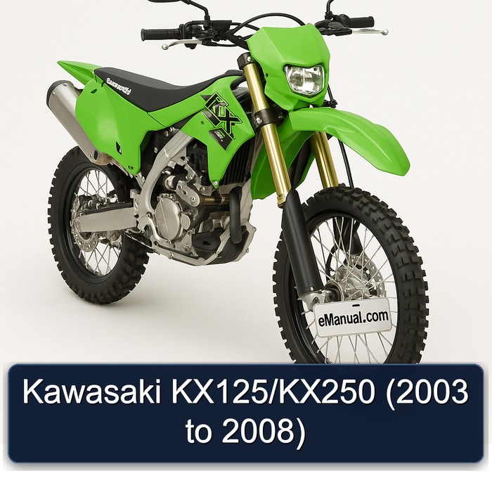 Kawasaki KX125/KX250 (2003 to 2008)